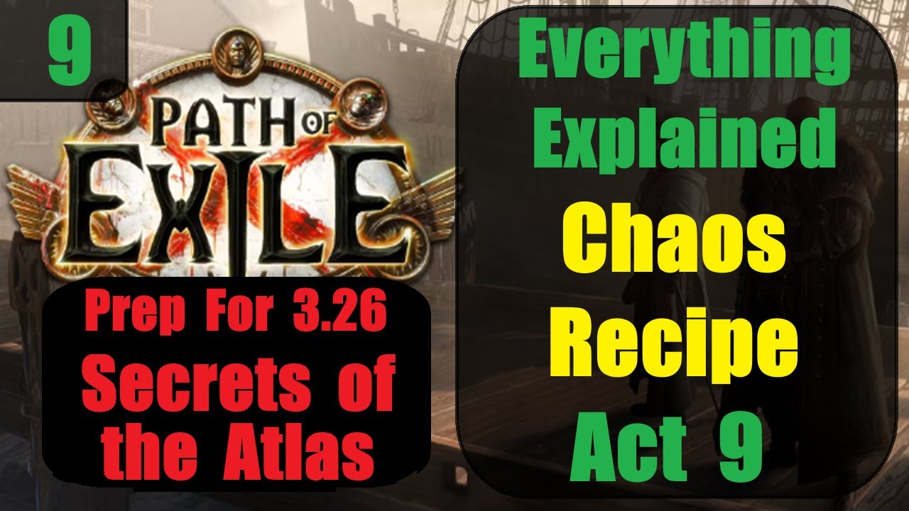 Everything Explained Ep 9 - Chaos Recipe Time - New Player Guide Step by Step-Path of Exile PoE 3.26
