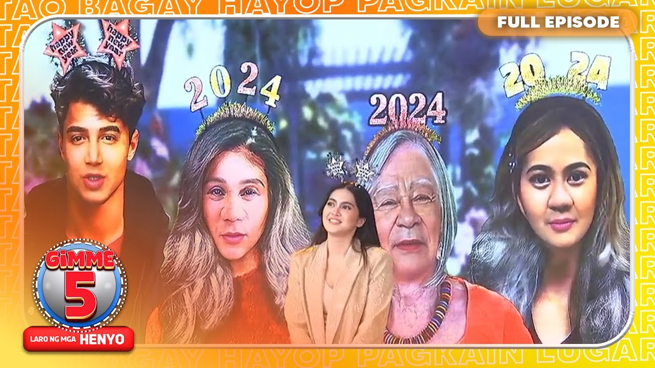 AI Family, bumabati ng Happy New Year! | GIMME 5 | EAT BULAGA | Jan. 01, 2024
