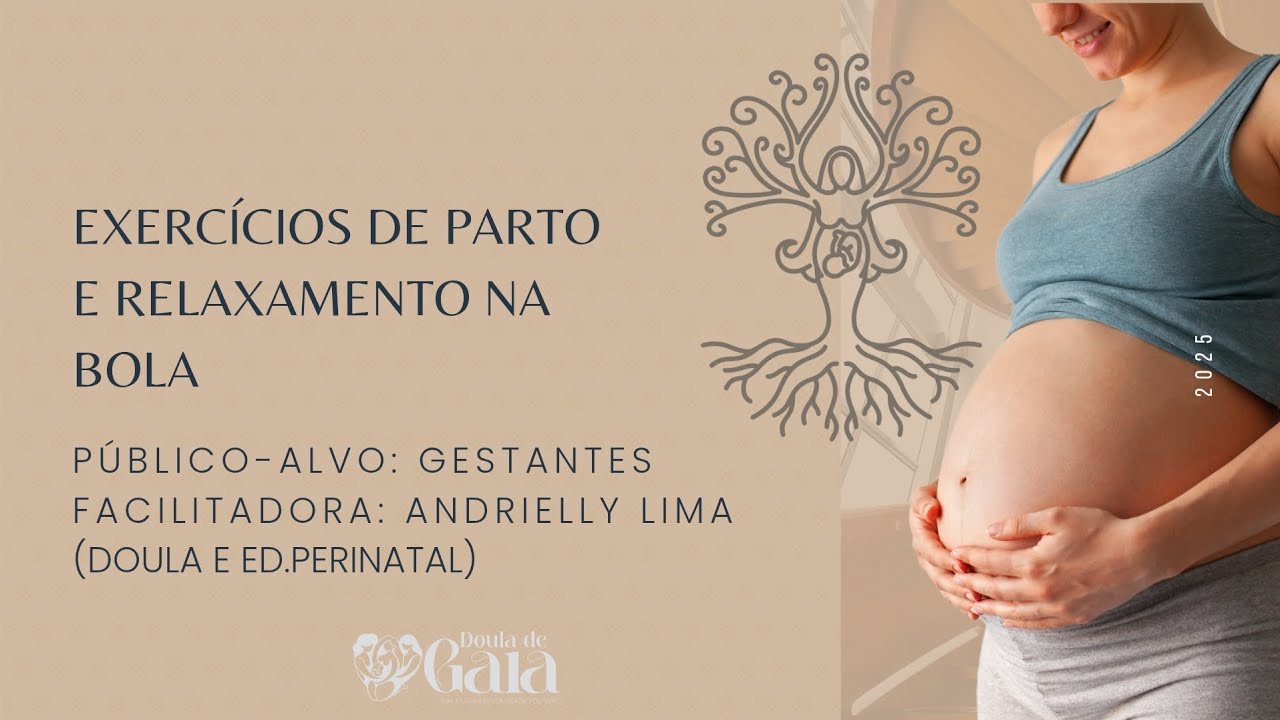 GRUPO GAIA: EXERCÍCIOS DE PARTO E RELAXAMENTO NA BOLA.