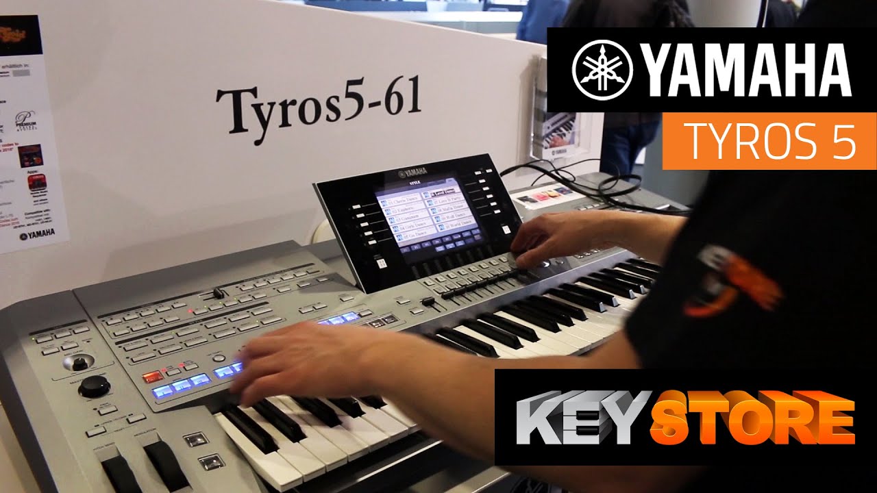 Yamaha TYROS 5 - Ekipa KEY STORE na MusikMesse 2016