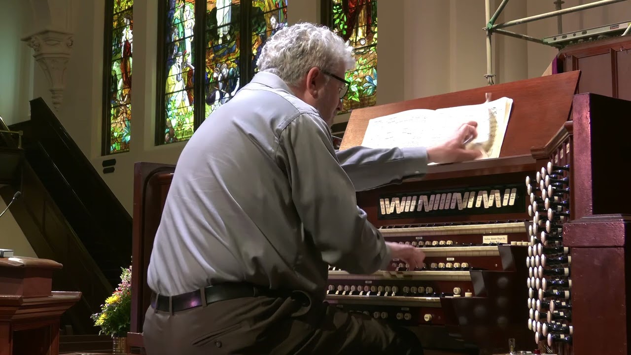 Postlude Fugue in C Major, BWV 564 J  S  Bach; FUMC Houston, 03/08/26