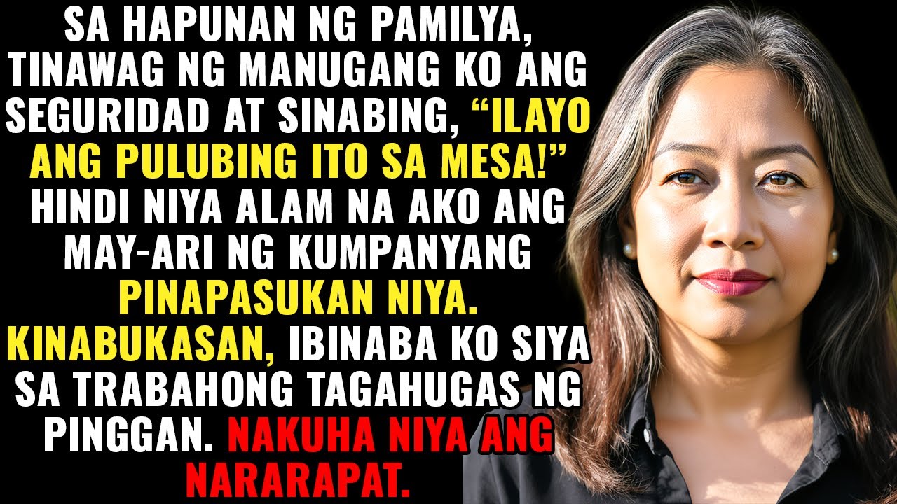 Sa hapunan ng pamilya, tumawag ng guwardiya ang manugang ko: 