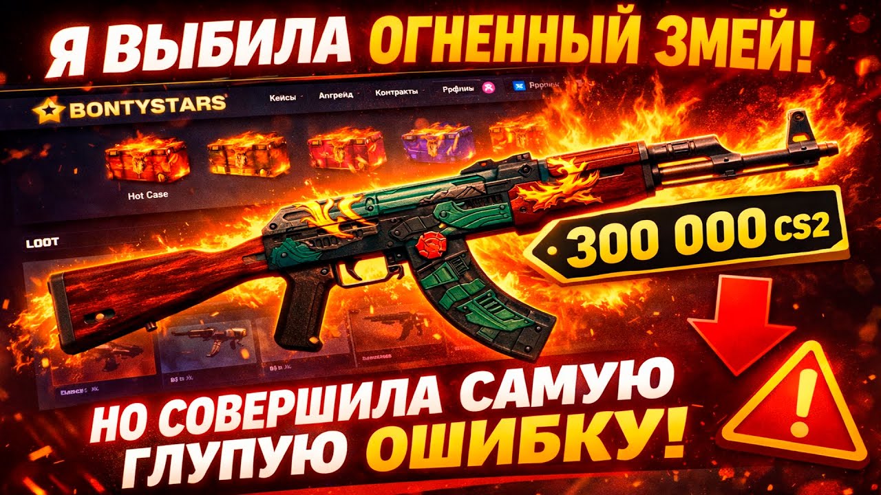 Я ВЫБИЛА ОГНЕННЫЙ ЗМЕЙ, НО СОВЕРШИЛА САМУЮ ГЛУПУЮ ОШИБКУ на BONTYSTARS!