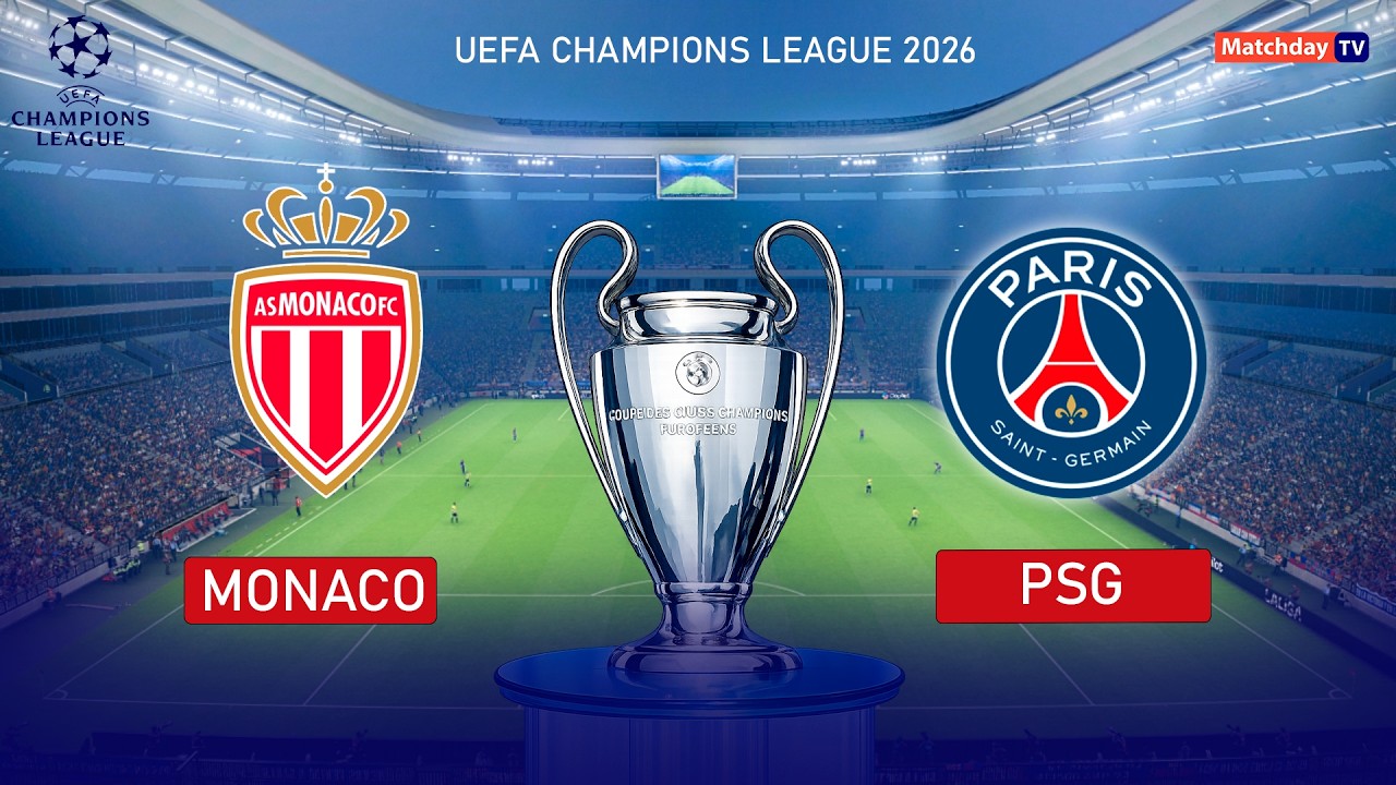 MONACO vs PSG - Ligue des champions de l'UEFA | Match complet - Tous les buts | Simulation PES 21