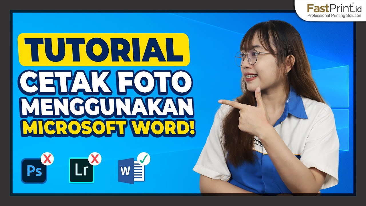 GAMPANG BANGET! Cara Cetak Foto Di Microsoft Word!