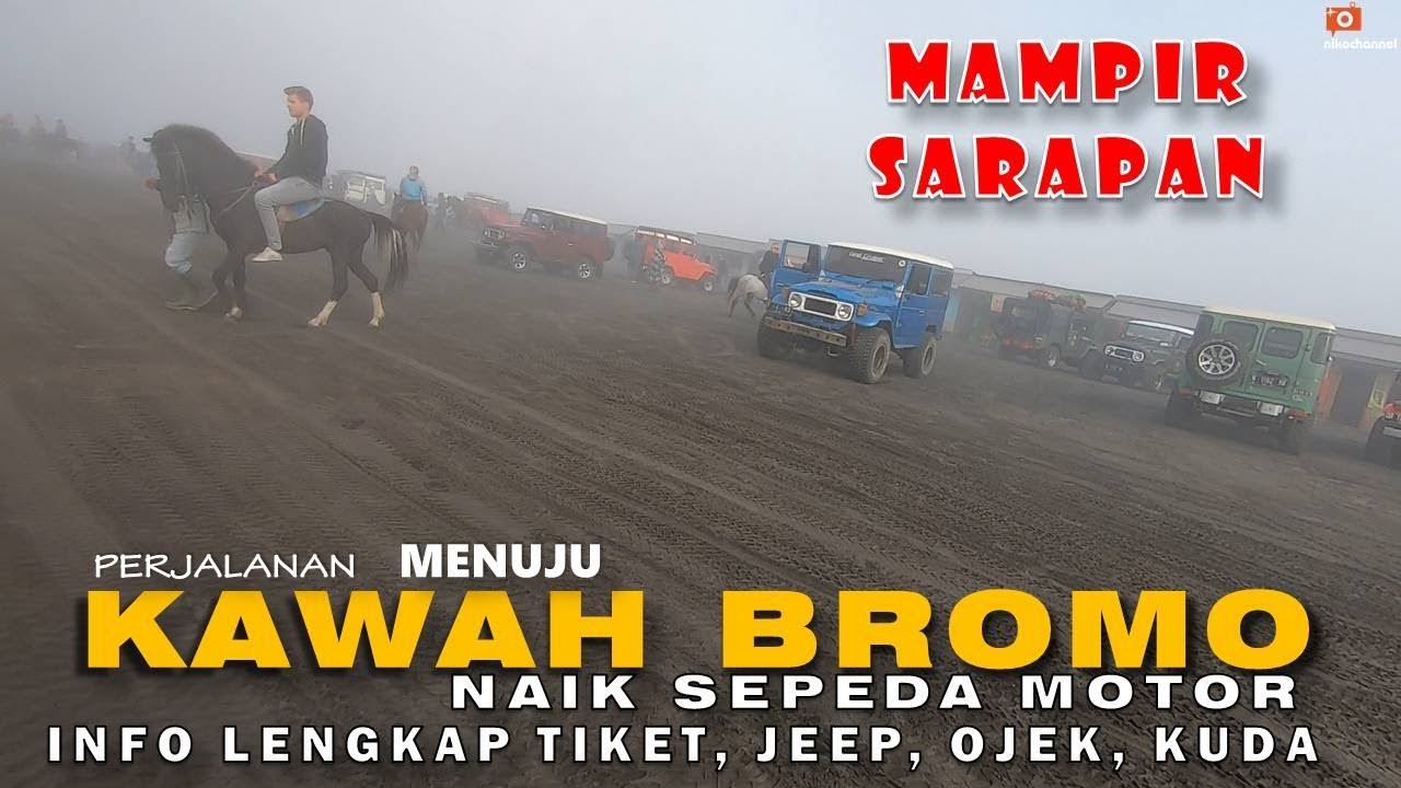 Perjalanan Menuju KAWAH BROMO part 1 naik MOTOR