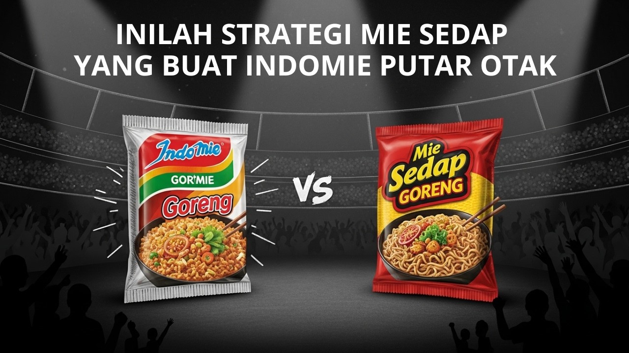 Pertarungan Strategi Indomie dan Mie Sedap