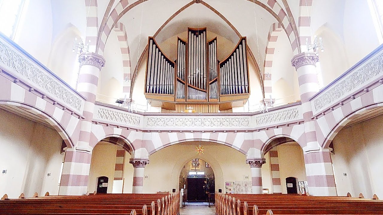 The Great WALCKER Organ of St. Paul's Church in Fürth / Nürnberg - Organ Demonstration - Paul Fey