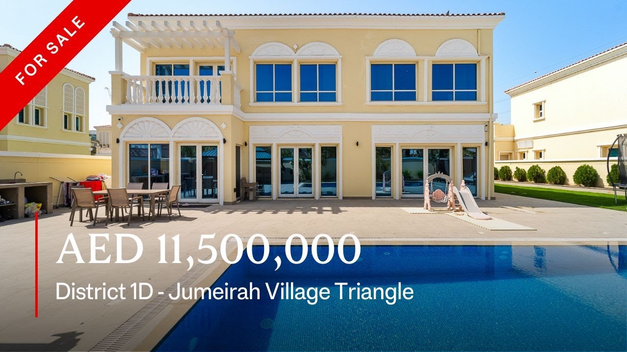 Inside a Stunning 5-Bedroom Villa in JVT – Private Pool & Move-In Ready