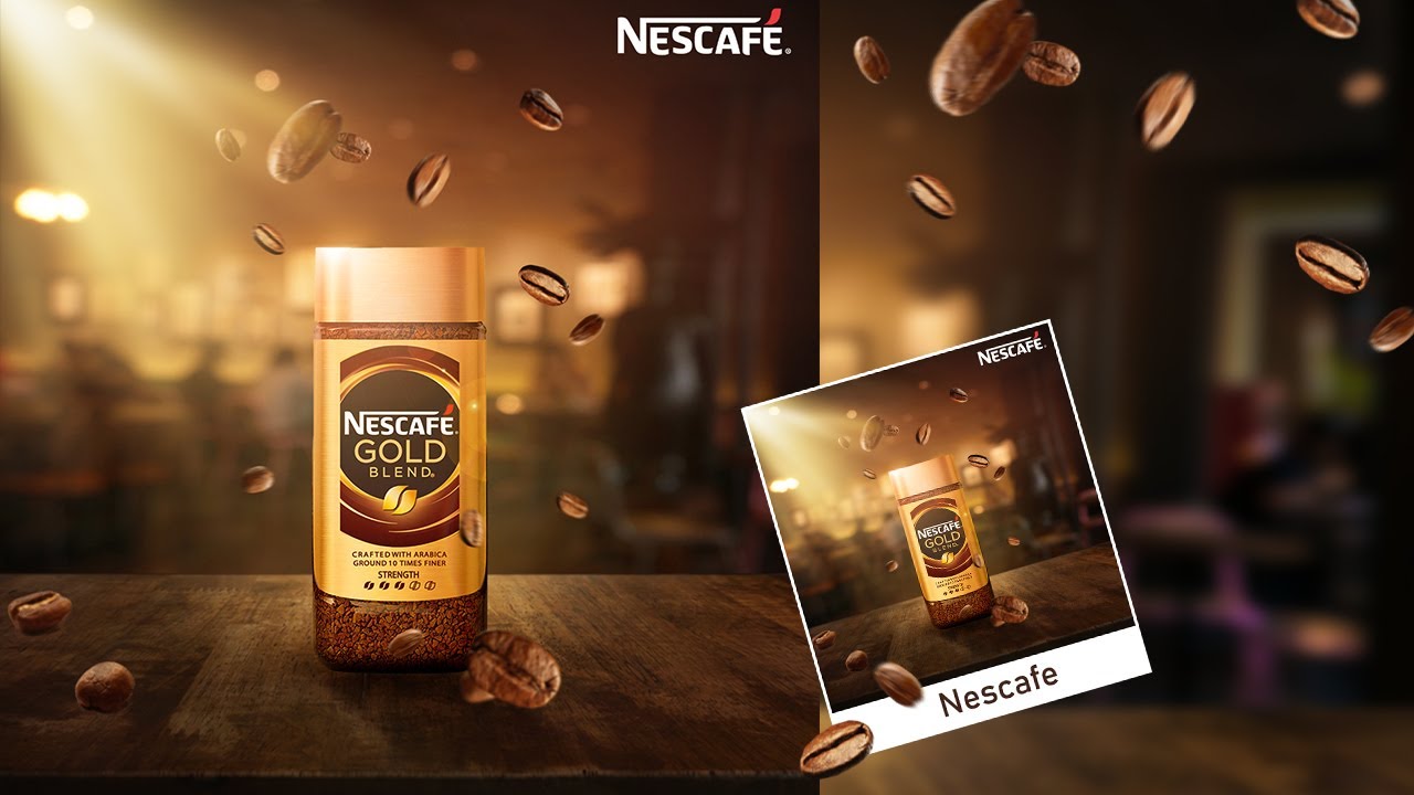 How to Design Nescafe Social Media Banner I Photoshop Tutorial
