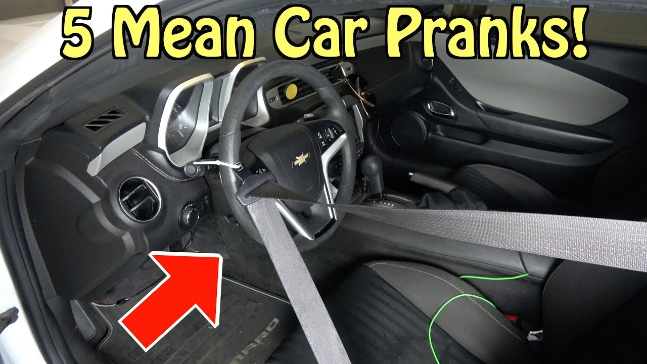 5 Simple Car Pranks You Can Pull Off On Family Members - HOW TO PRANK | Nextraker