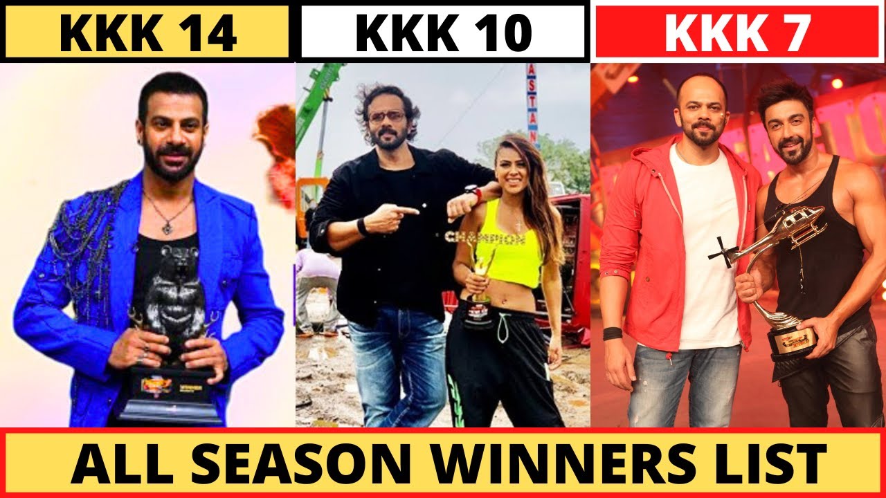 All Season Winners Of Khatron Ke Khiladi 1 To 14 And Their Prize Money - Rohit Shetty, Karan Veer Me