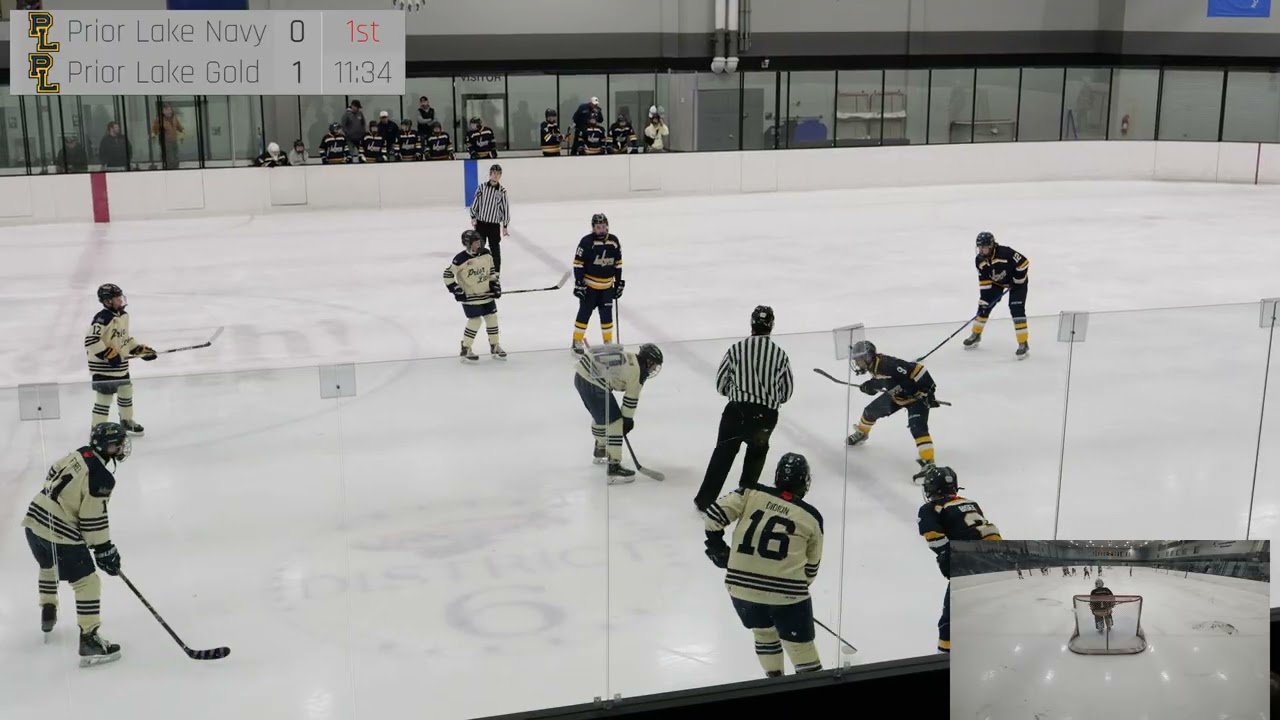 Combined - Prior Lake Bantam B2 Hockey - D6 Game 14 - Prior Lake Navy at Prior Lake Gold