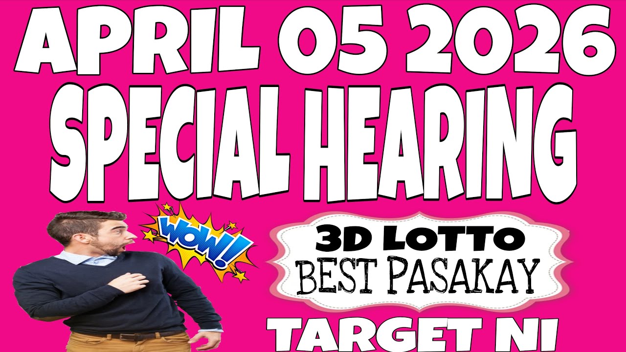 SWERTRES HEARING TODAY APRIL 05 2026 | SUNDAY BEST HOT COMBINATIONS