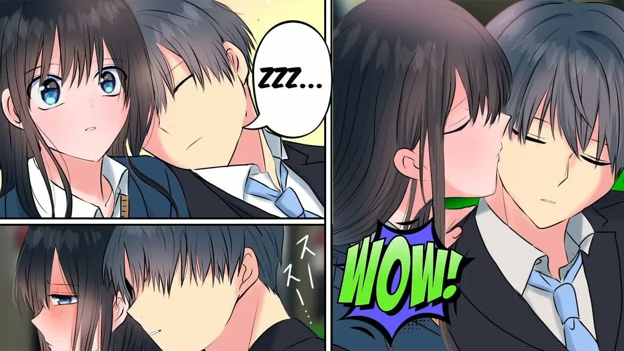 Manga dub The girl who always sits next to me, one day I sleep and she kissed me!？RomCom