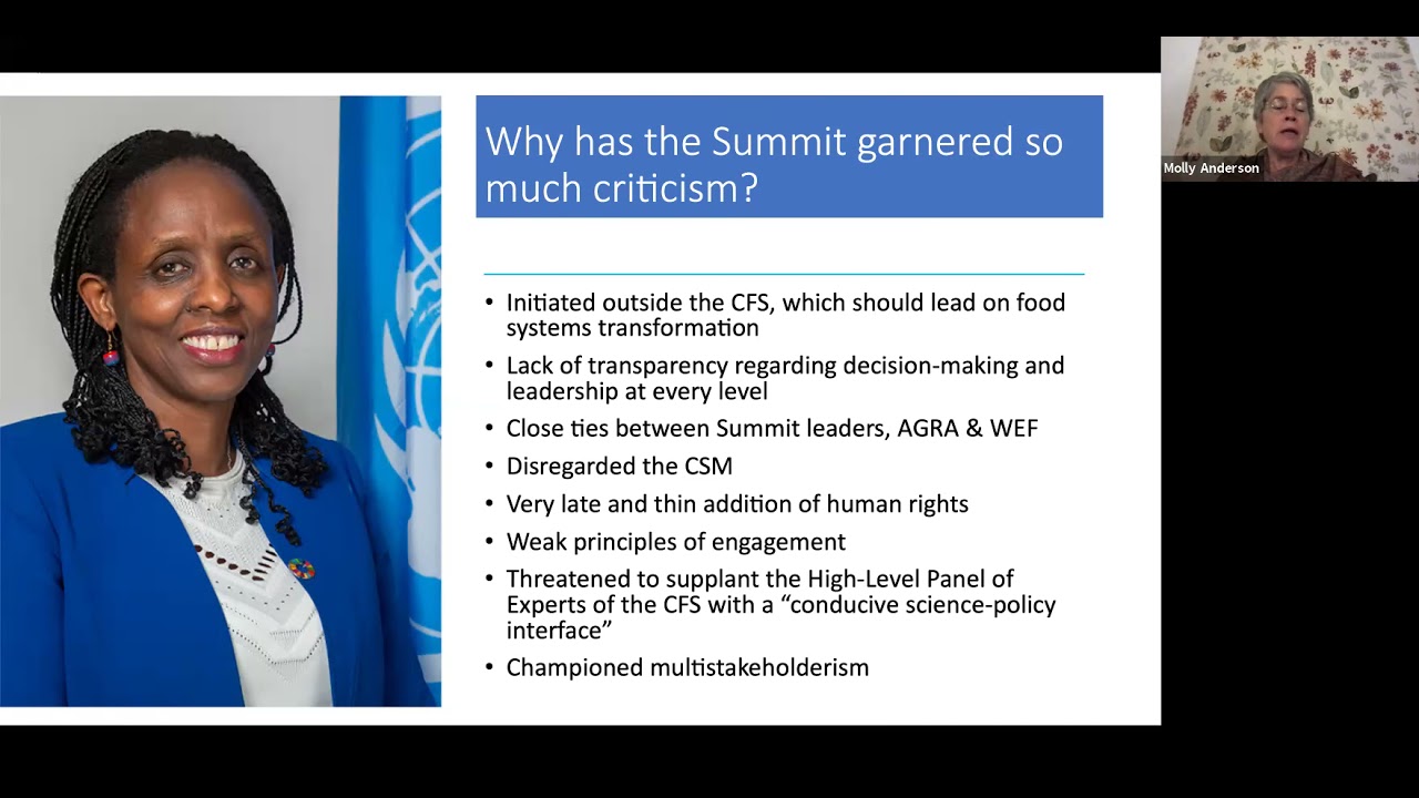 Urban Food Policy Forum - Reclaiming Democratic Governance of the Food System