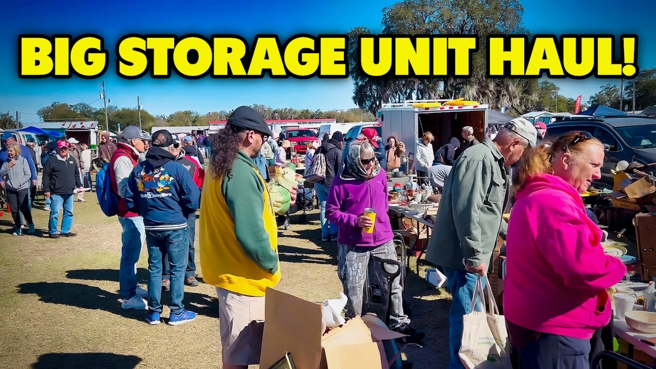 Thrifting Frenzy at the Flea Market