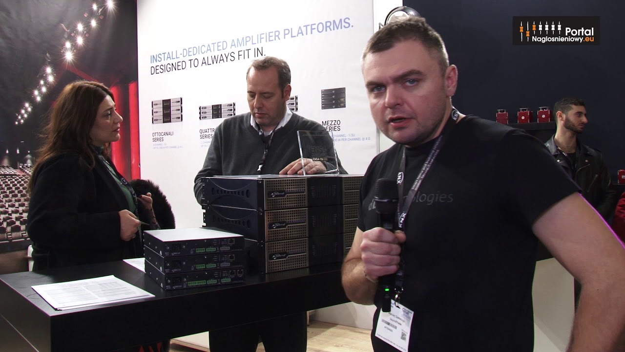 Powersoft MEZZO - niewielkie wzmacniacze instalacyjne z DSP i powersharing'iem [ISE 2020]