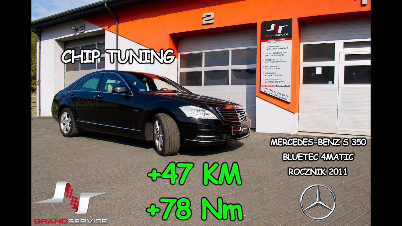 🔥CHIP TUNING🔥 ⭐MERCEDES-BENZ S 350 BLUETEC 4MATIC ROCZNIK 2011 |3.0 L / 258 KM / 190 kW⭐