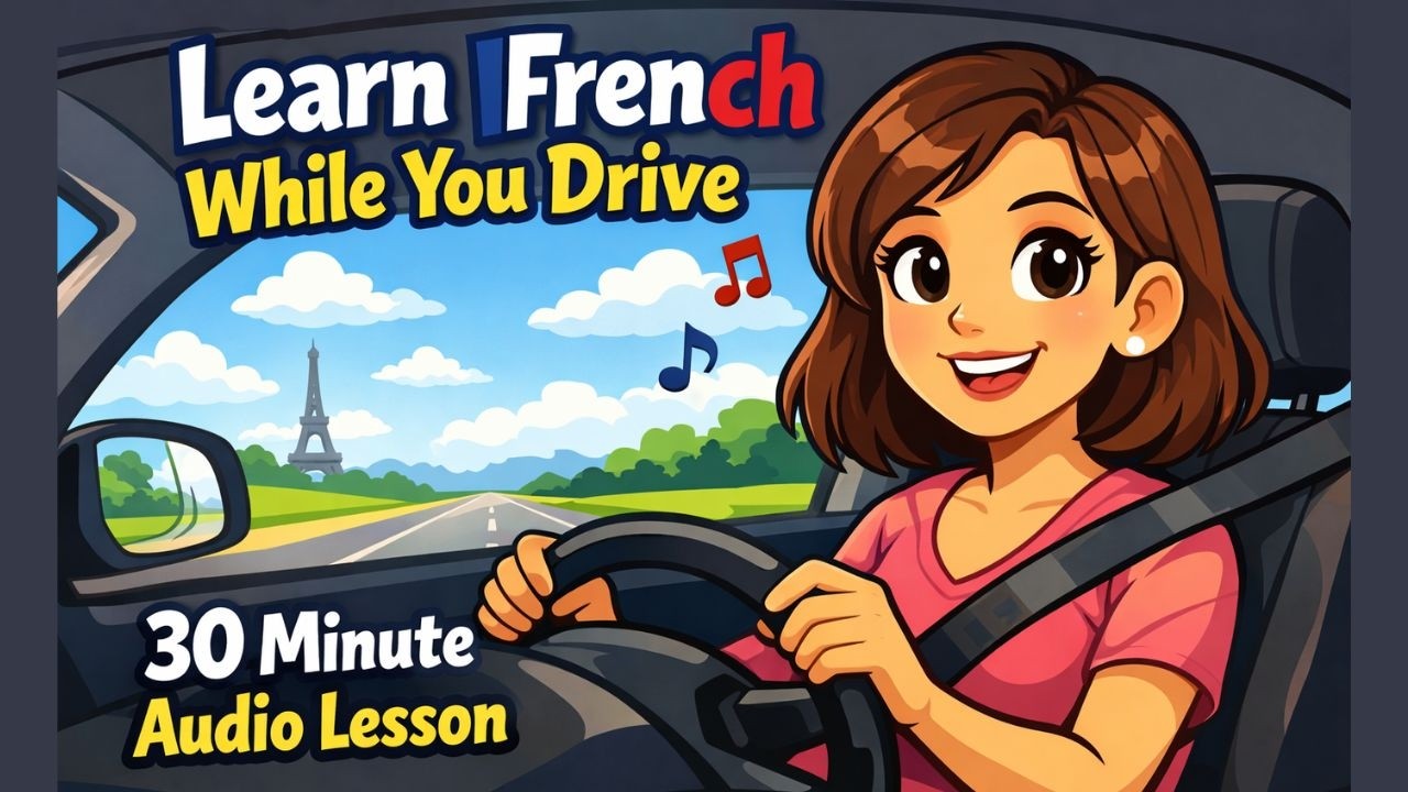 Learn French While You Drive (30 Minute Lesson)