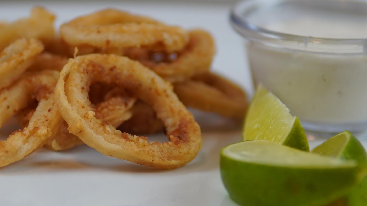 CALAMARES FRITO EMPANIZADO RECETA PASO A PASO | FRIED CALAMARI
