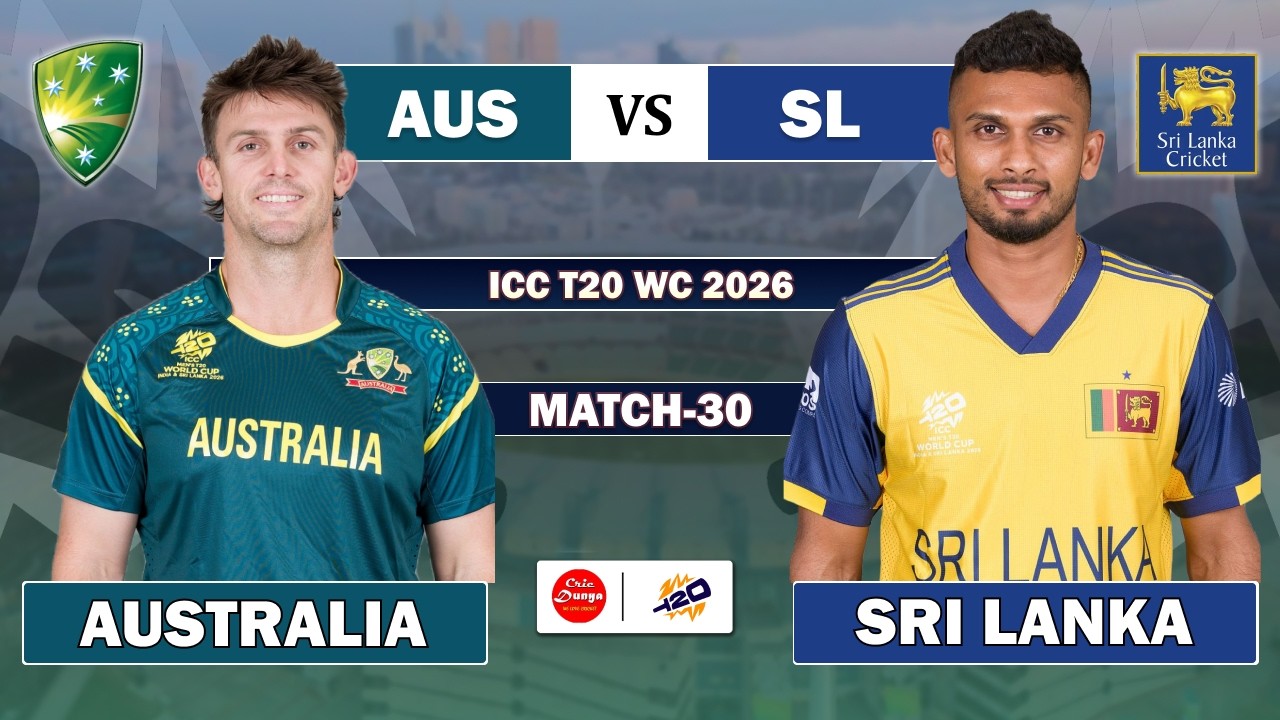 LIVE AUSTRALIA vs SRI LANKA T20 WORLD CUP 30TH MATCH LIVE | SL vs AUS LIVE CRICKET MATCH SL BAT