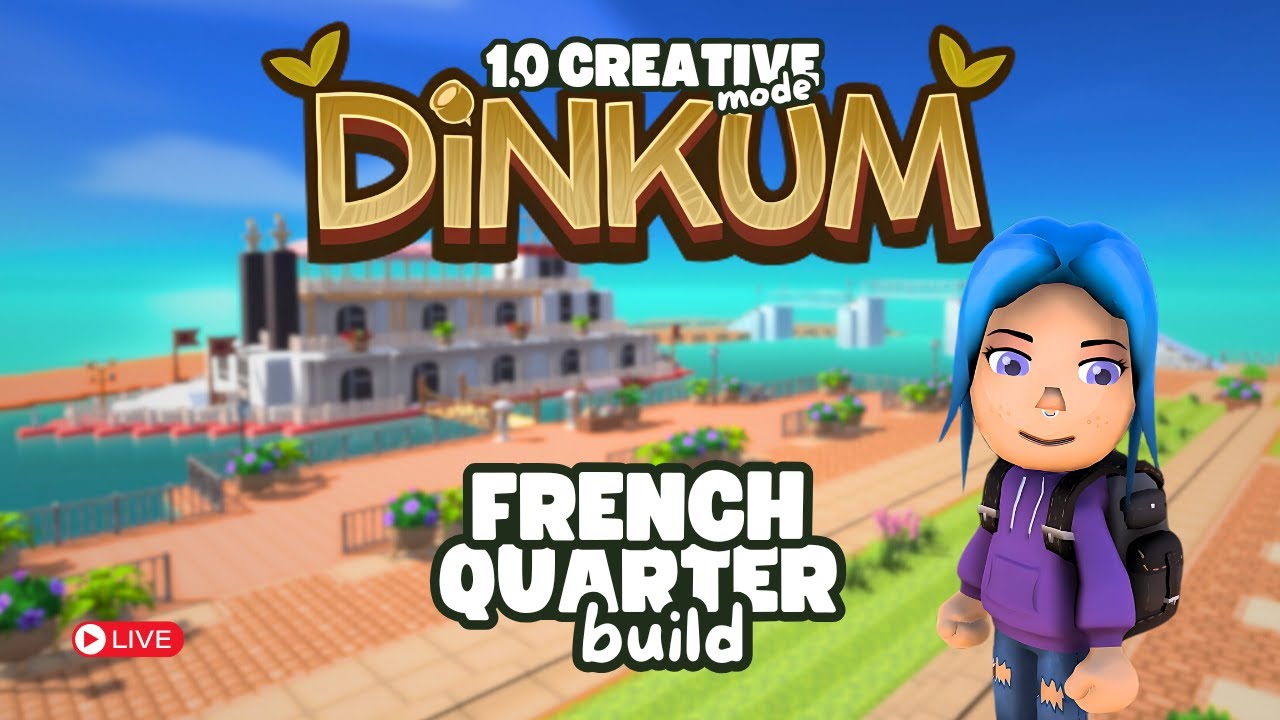 Decorating the Riverwalk! | 1.0 Creative Mode | Dinkum