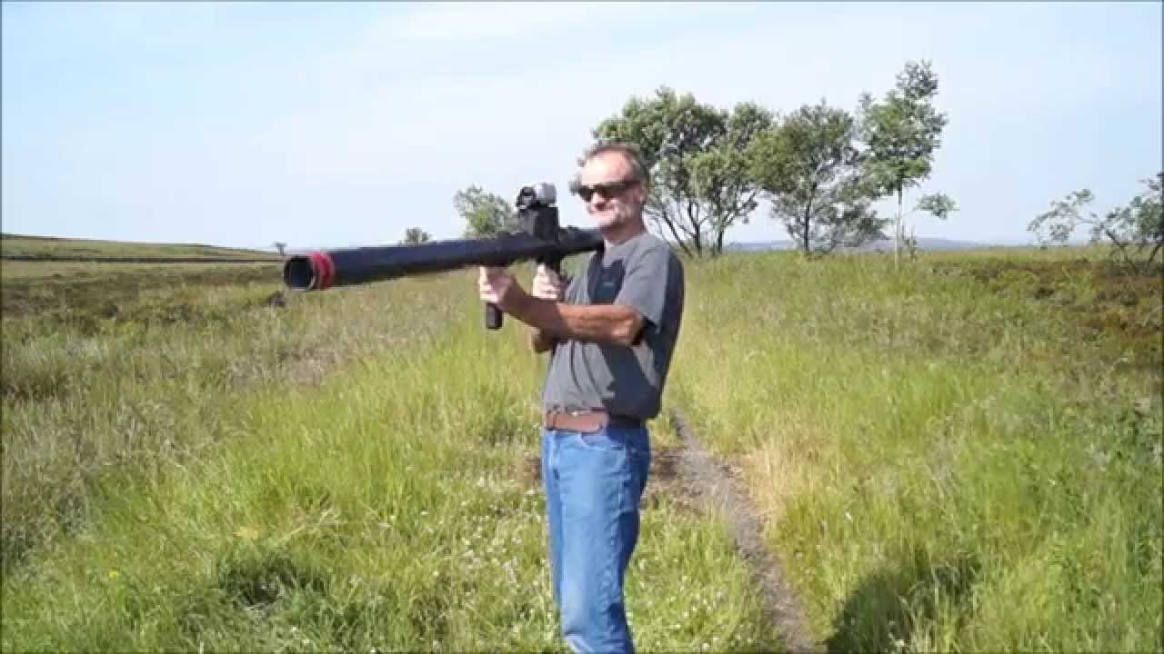 Homemade Rocket Launcher Building and Firing