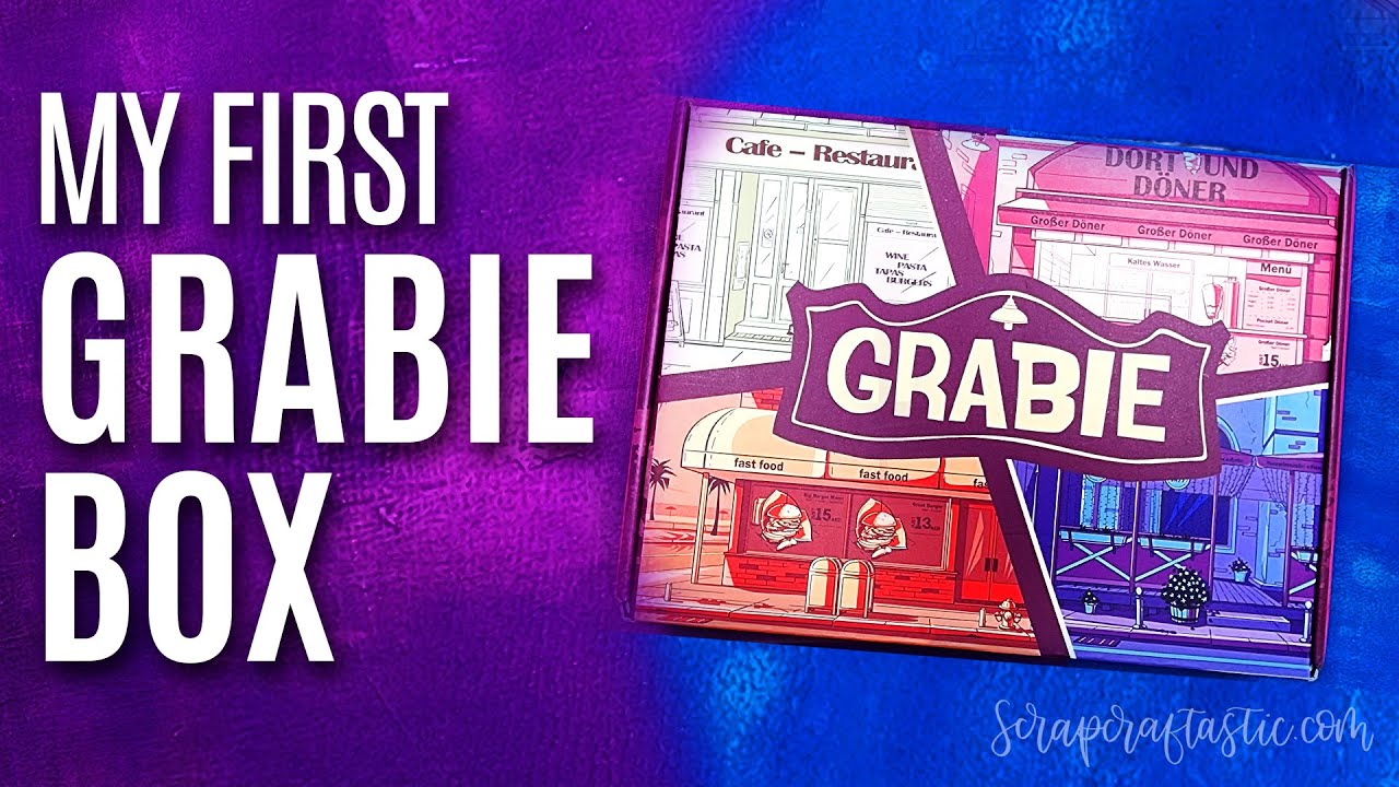 My First Grabie Scrapbook Club Subscription Box Unboxing