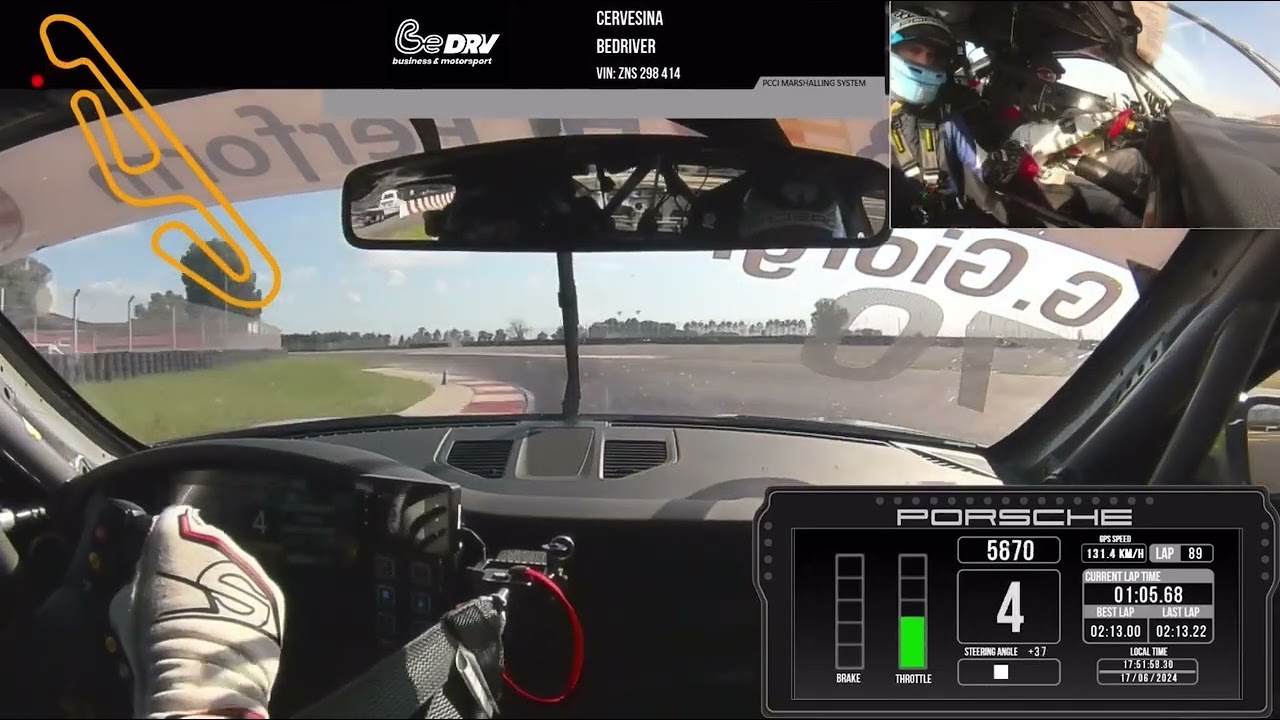 Porsche GT3 Cup al Tazio Nuvolari 5260 Best Lap 2:12,51