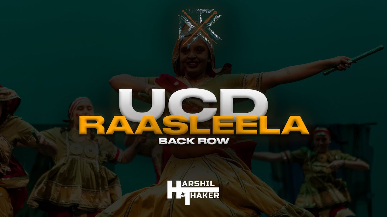 UCD Raasleela | Back Row | DTX Dandiya 2025 | Harshil Thaker