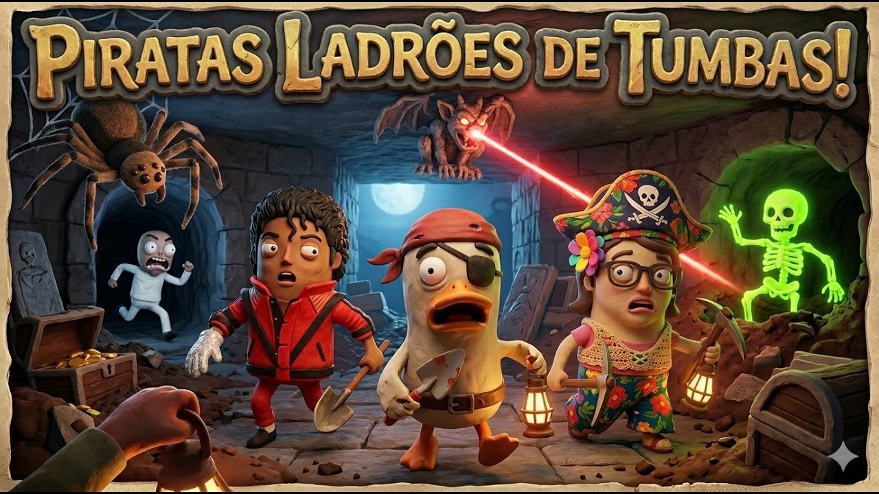 Dig, Dig, Die - Piratas Ladrões De Tumbas!