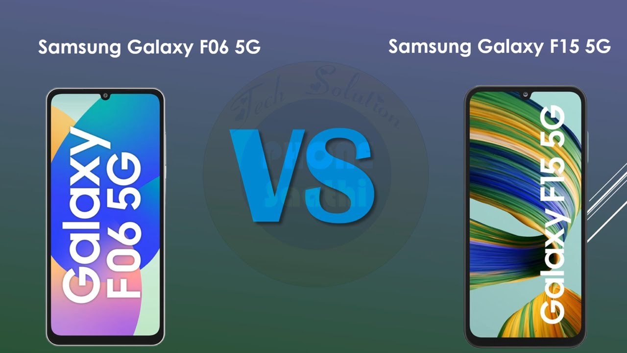 Samsung Galaxy F06 5G vs Samsung Galaxy F15 5G  || Full Comparison