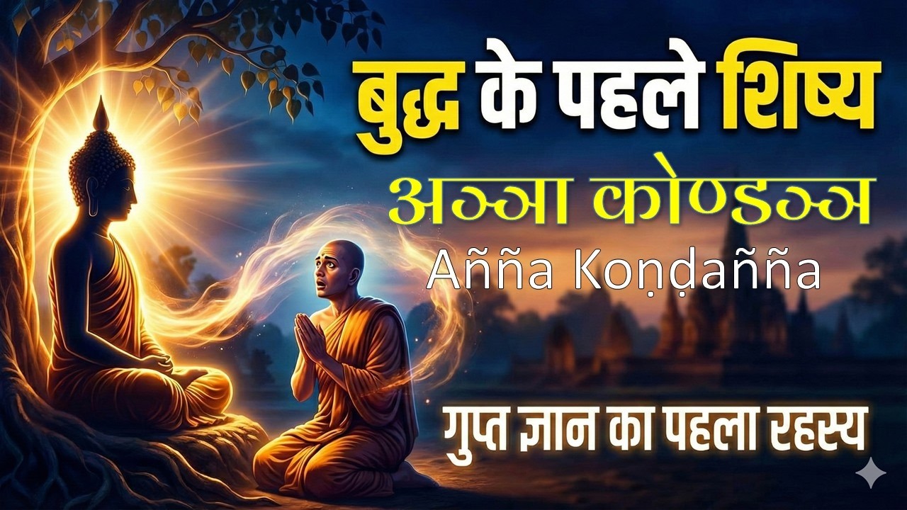 अञ्ञा कोण्डञ्ञ (Añña Koṇḍañña) - (बुद्ध के पहले शिष्य) अरहंत मुनियों की श्रृंखला। @BuddhismInHindiAi