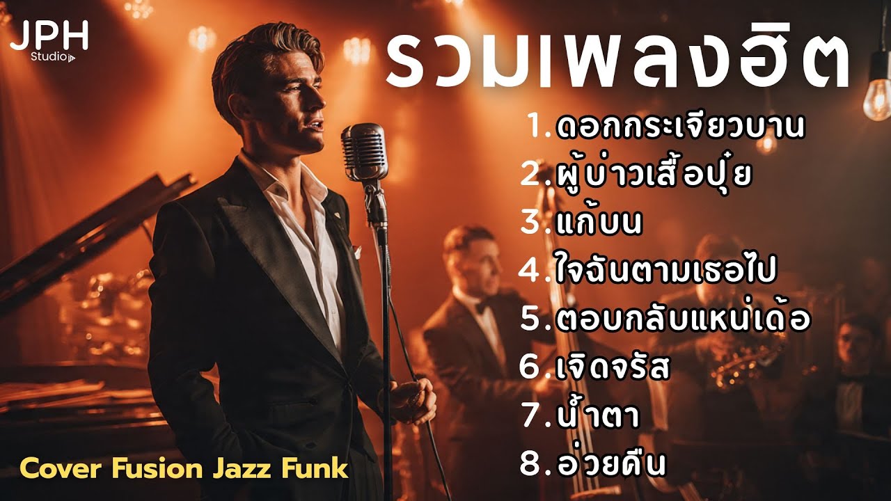 รวมเพลงฮิตใน TikTok เพลงดังไวรัล  Cover สไตล์ Fusion Jazz Funk คุ้นหู แต่ฟังเพลินกว่าเดิม  JPH Vol.8