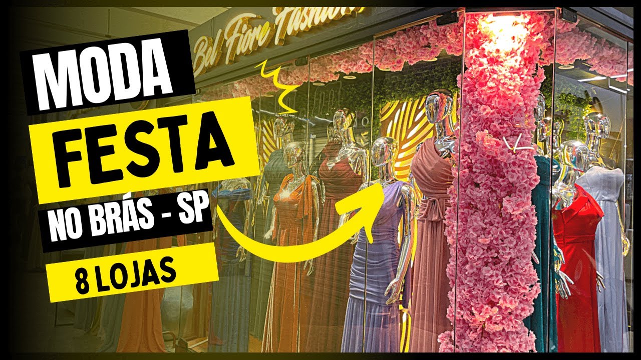 VESTIDOS DE FESTA NO BRÁS - VÁRIAS LOJAS - MODELOS do P ao Plus Size do Básico ao LUXUOSO #brás