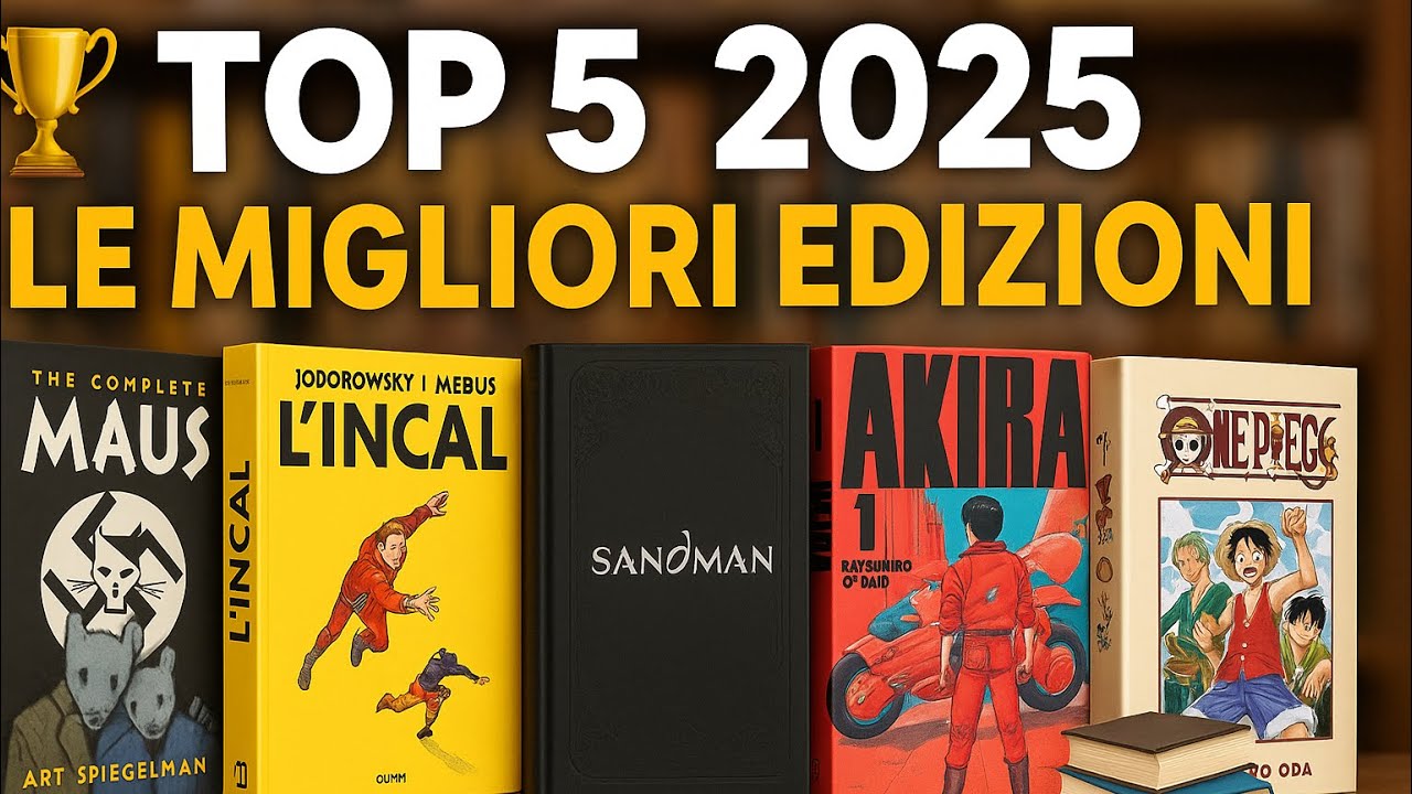 🏆 Top 5 2025: le MIGLIORI edizioni di fumetti e manga per stampa e rilegatura 📚