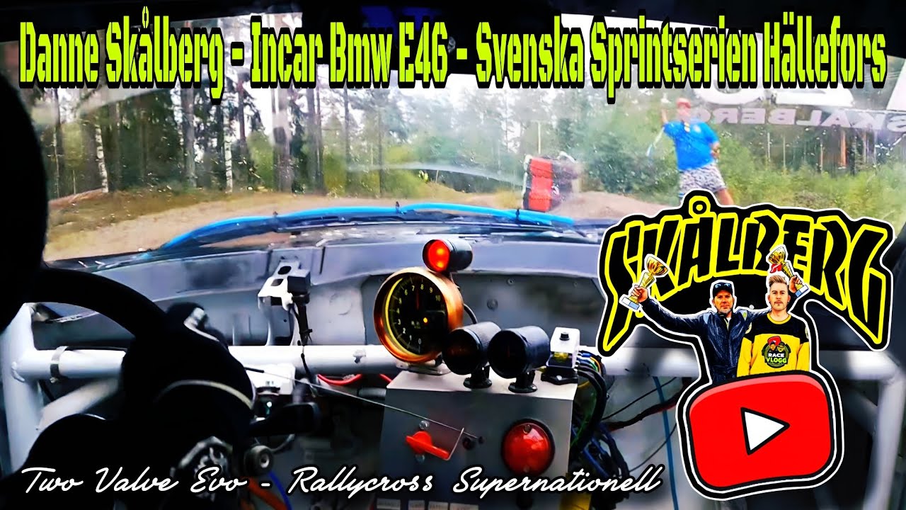 Danne Skålberg | INCAR BMW E46 TWO VALVE EVO | Victory Run | Svenska Sprintserien Hällefors 2025