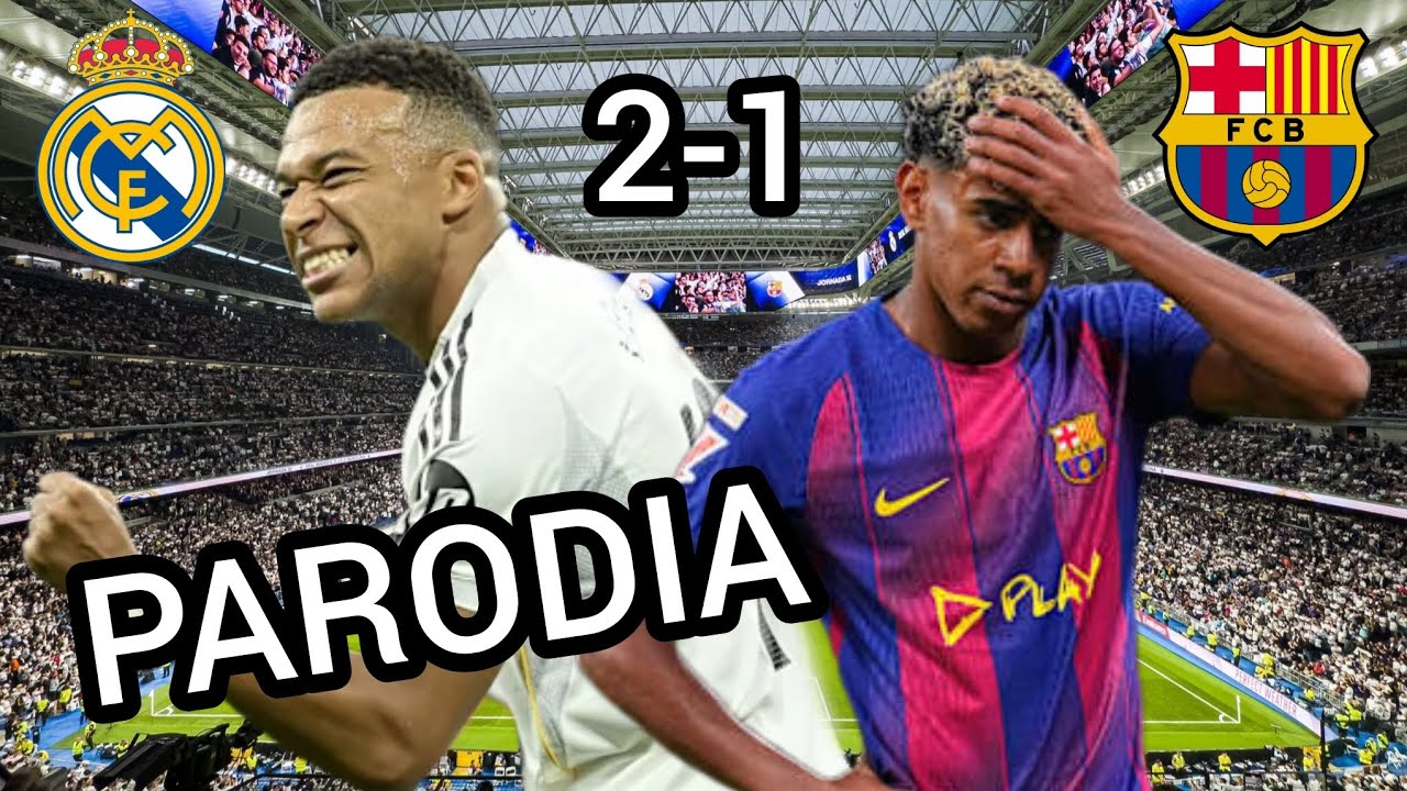 Canción Real Madrid 2-1 Barcelona LaLiga 2025/26 (Parodia Me Porto Bonito - Bad Bunny, Chencho)