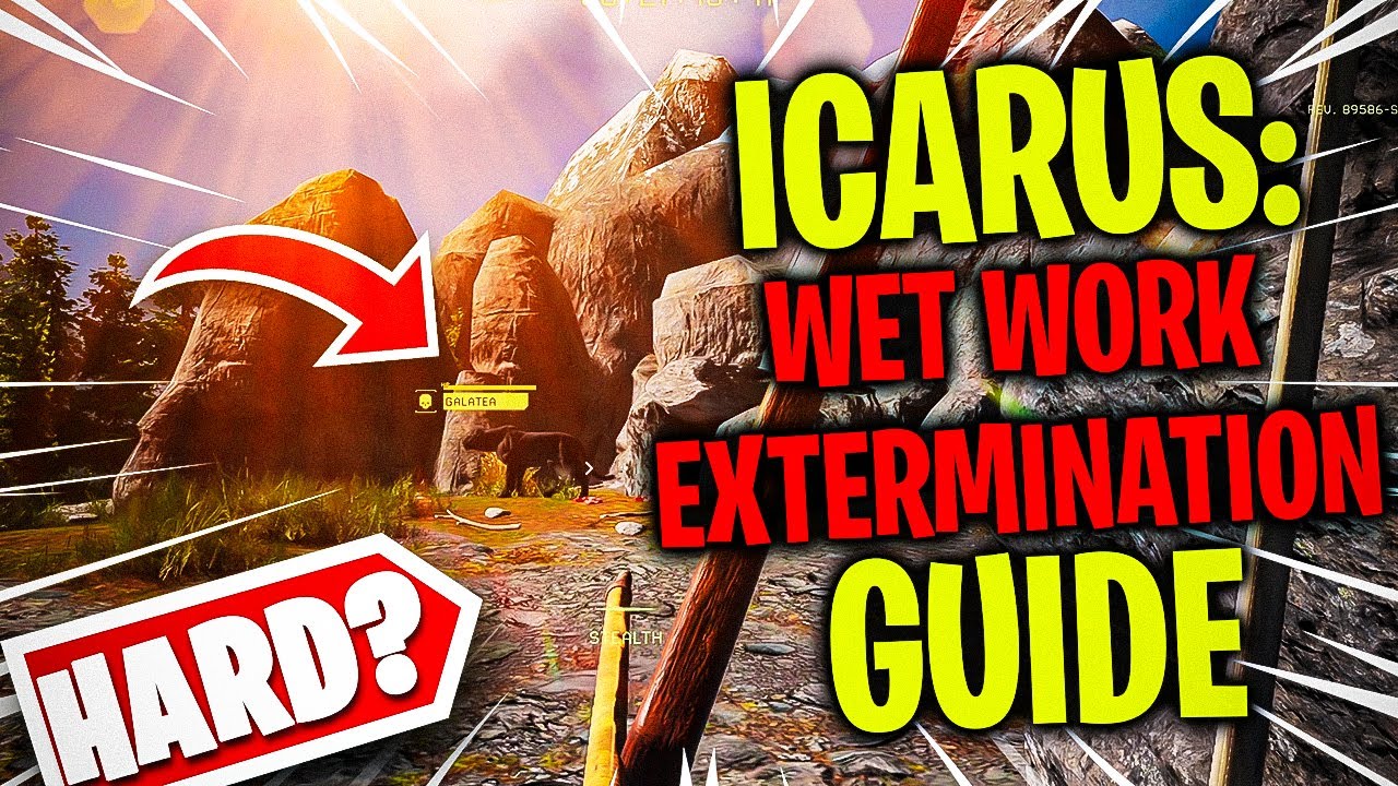 HOW TO BEAT ICARUS Wet Work Expedition Guide, Tips and Tricks HARD Mission.