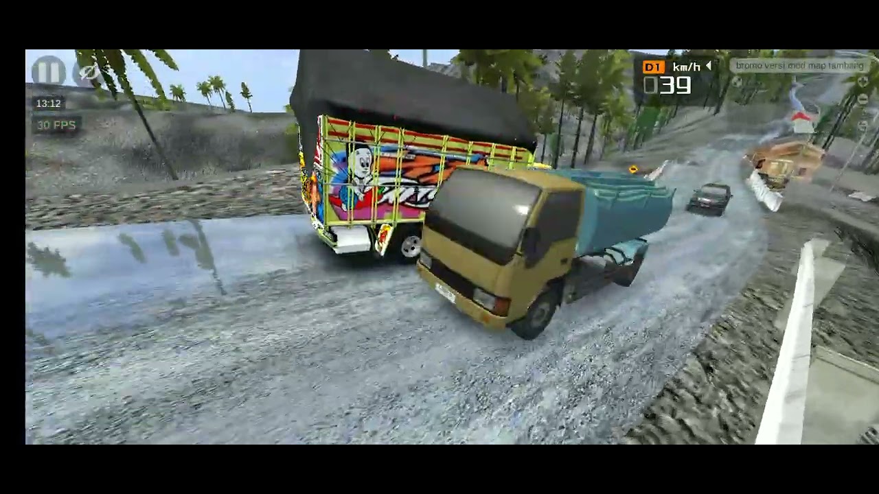 Gass sampe mundur lagi di gunung Bromo gak kuat nanjak #pyp #eurotrucksimulator2 