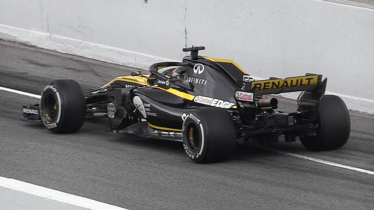 F1 2018 Cars Leaving the Pit Lane - Accelerations, Race Start Procedure, Sounds & More!