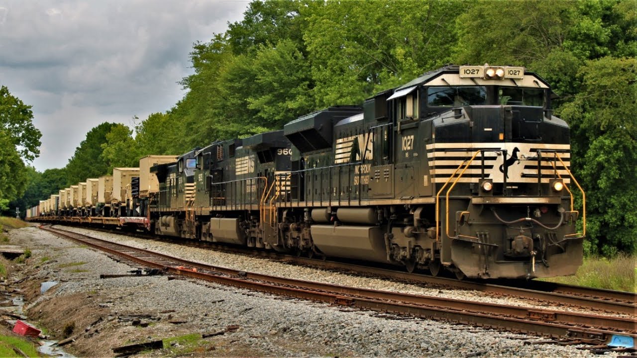 NS 056 Loaded Military Train: The Chase from Chester to Columbia, SC