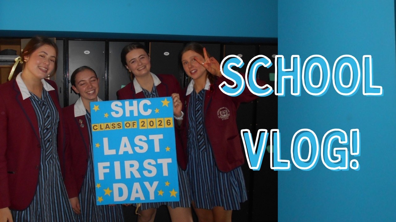 I Vlogged My Last First Day of Highschool!! Class of 2026