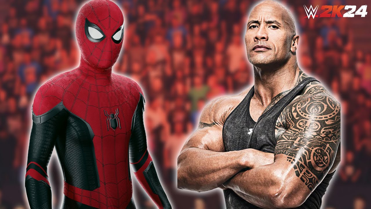 Spiderman vs The Rock