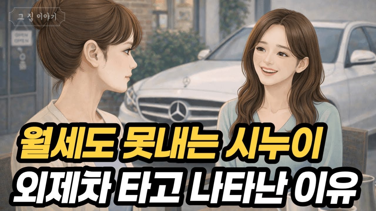 월세도 못 내면서 벤츠 타는 시누이, 그걸 당연하게 여긴 가족 | 부부갈등 | 얄미운 시누이