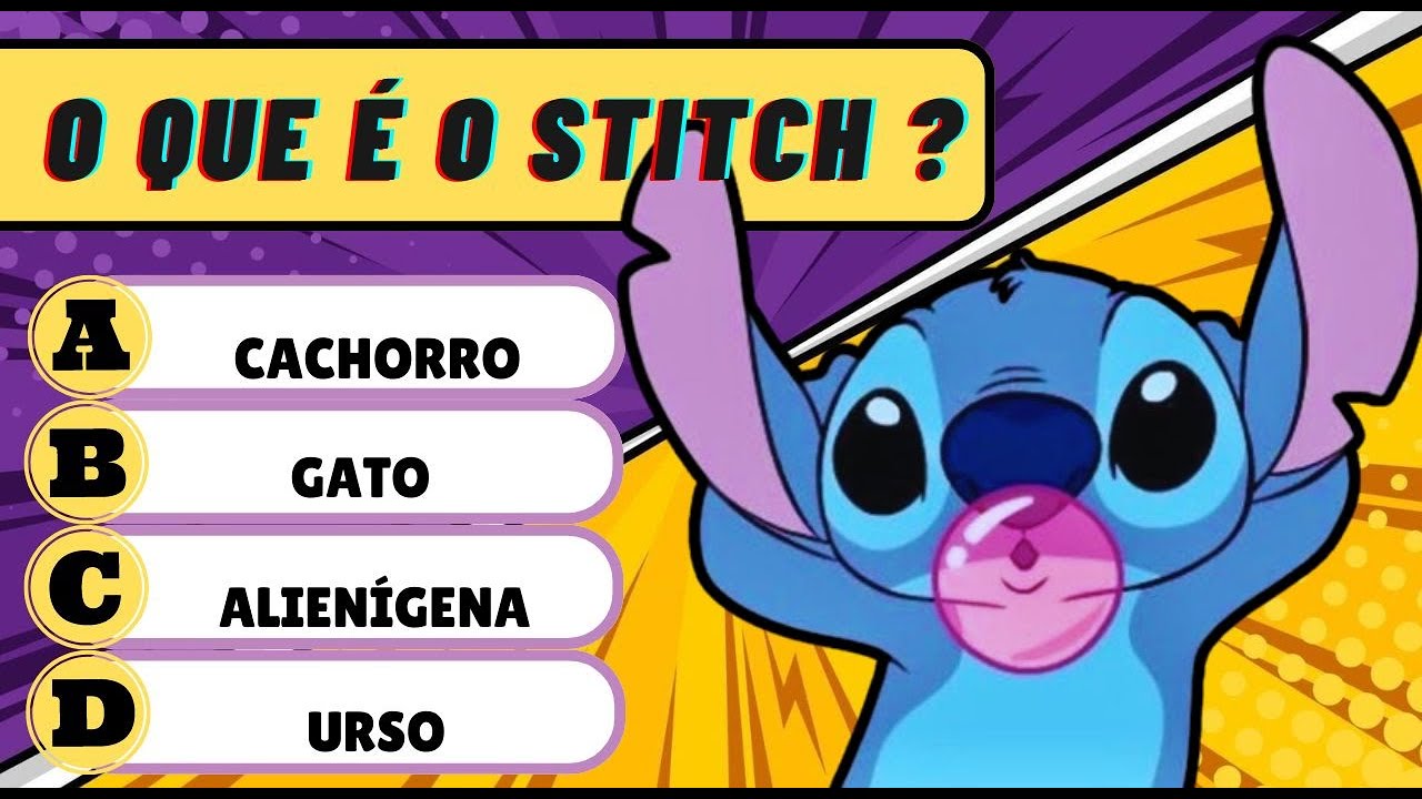 DIVERTIDO QUIZ LILO E STITCH - TESTE SEUS CONHECIMENTOS - SUPER FÃ  #quiz