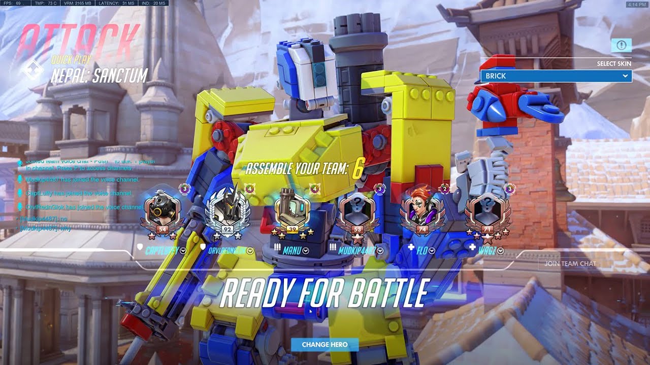 Overwatch (2021) Bastion Gameplay PC 4k@60
