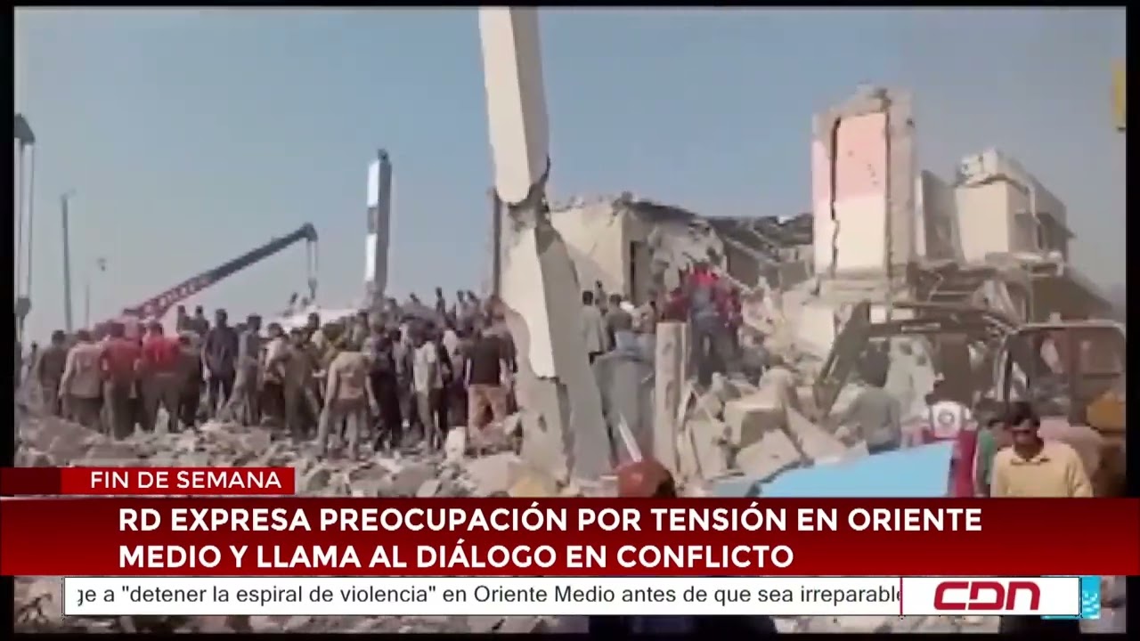 RD expresa preocupación por las tensiones en Oriente Medio y llama al diálogo a países en conflicto