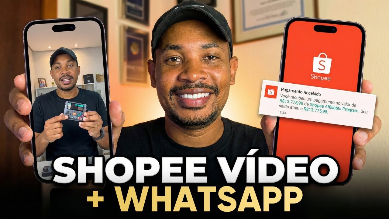 Shopee Vídeo + WhatsApp estratégia para Vender Todos os dias (Afiliado Shopee) 